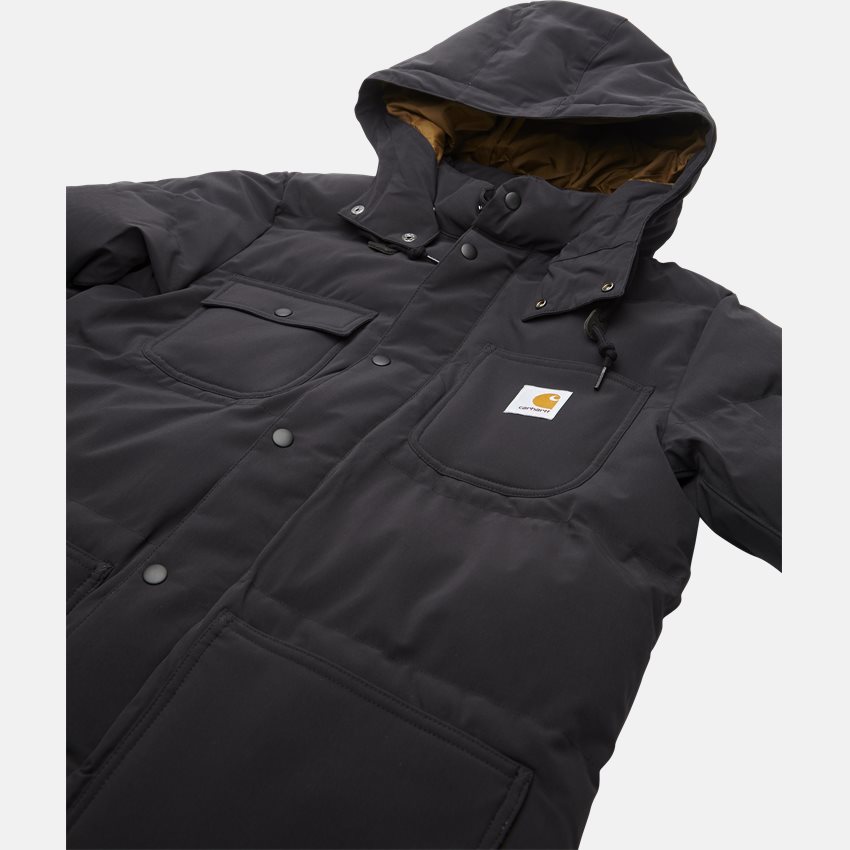 Carhartt WIP Jackets ALPINE COAT I023081. BLK/HAM. BROWN